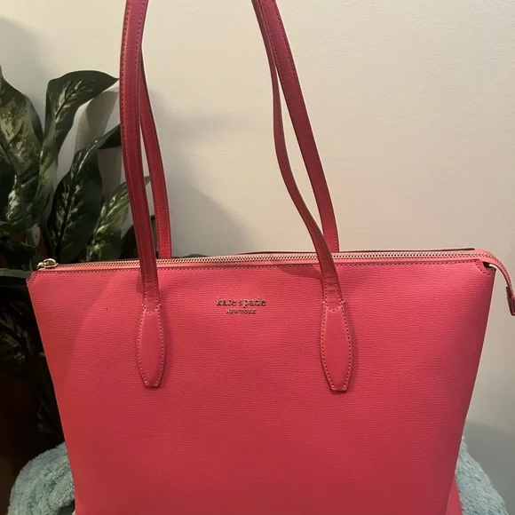 Kate Spade Pink Tote Bag Large - Picture 2 of 6
